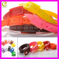 Top grade flat rubber stretch belts,unisex fashion rubber silicone belts